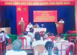 Đảng ủy xã – HĐND, UBND, UBMTTQVN Tam Phước tổ chức hội nghị đối thoại với Hội viên hội nông dân trên địa bàn xã