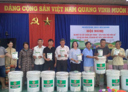 Hội Nông dân huyện Phú Ninh, Hội nông dân xã Tam Phước phối hợp với UBND xã tổ chức ra mắt mô hình “Xử lý rác thải hữu cơ